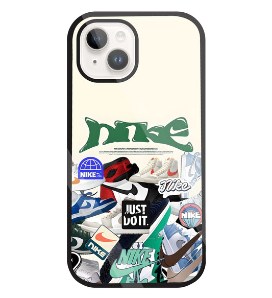 Nike Shoes Glass Case For Apple iPhone 15