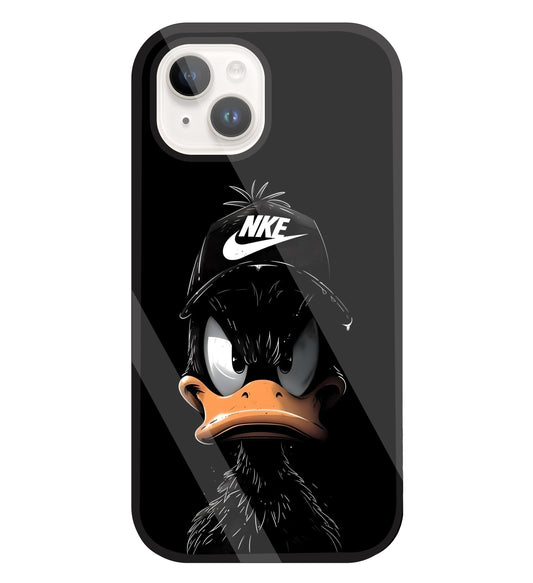 Nike Toon Duck Glass Case For Apple iPhone 15