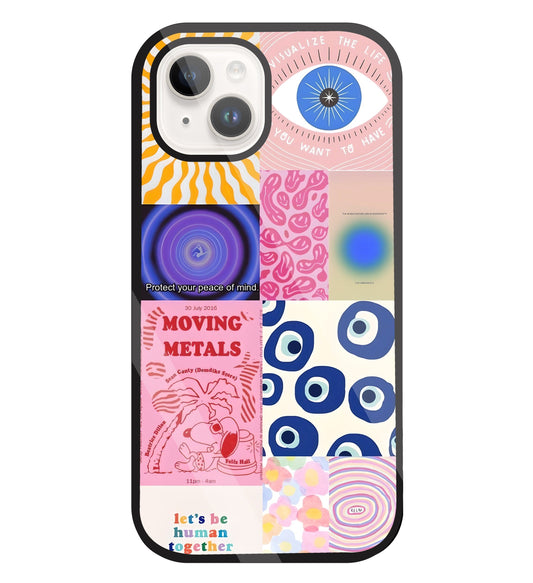 Peace Of Mind Glass Case For Apple iPhone 15