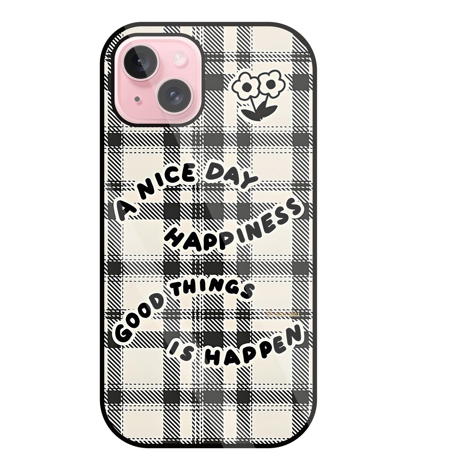 A Nice Day Glass Case For Apple iPhone 15 Plus