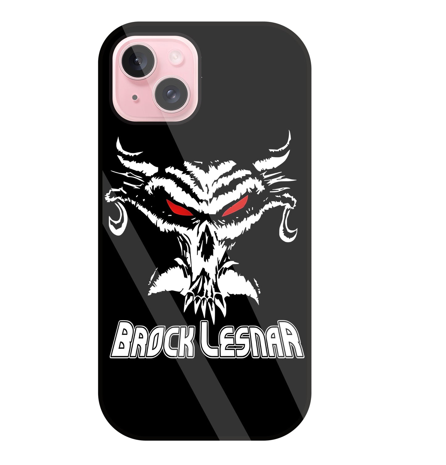 Brock Lesnar WWE Glass Case For Apple iPhone 15 Plus