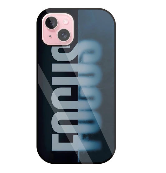 Focus Mirror Glass Case For Apple iPhone 15 Plus