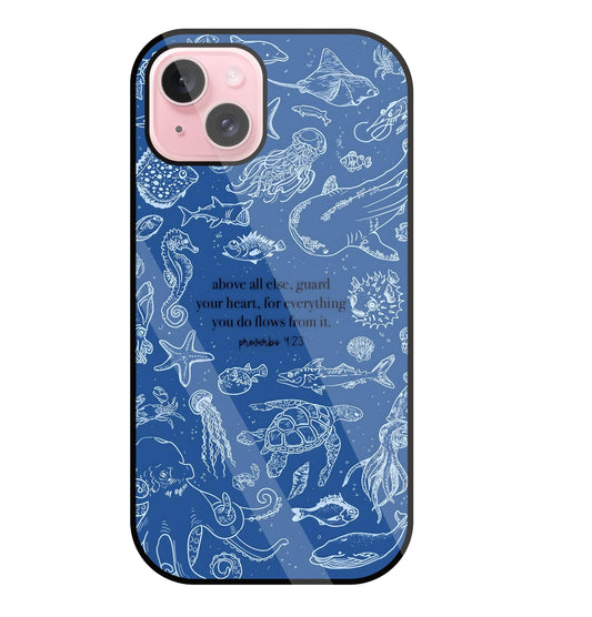 For Everything Glass Case For Apple iPhone 15 Plus