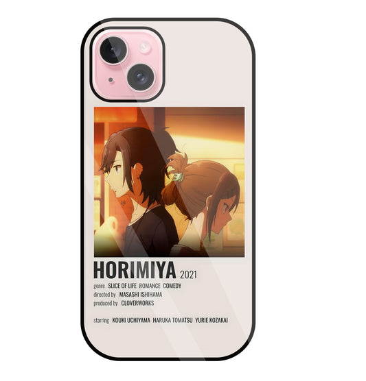 Horimiya Glass Case For Apple iPhone 15 Plus