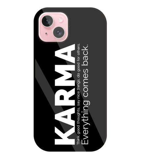 Karma Glass Case For Apple iPhone 15 Plus