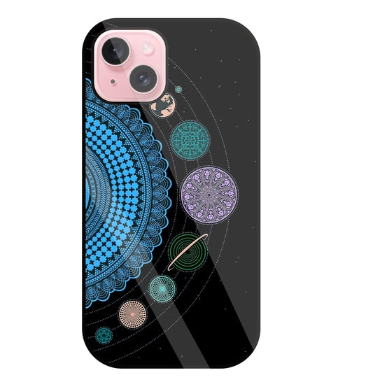 Multiuniverse Planet Glass Case For Apple iPhone 15 Plus