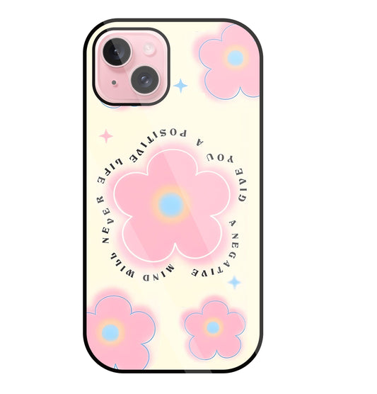 Positive Life Glass Case For Apple iPhone 15 Plus