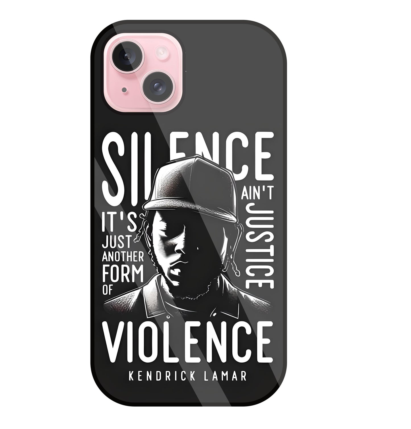 Silence Glass Case For Apple iPhone 15 Plus