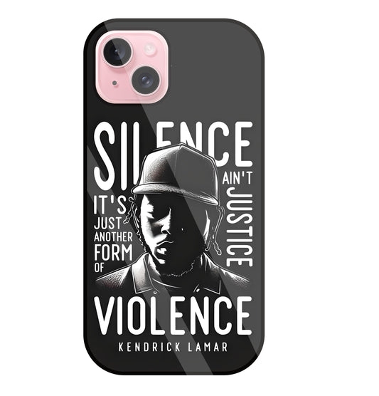 Silence Glass Case For Apple iPhone 15 Plus