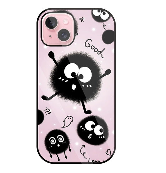 Soot Spirit Glass Case For Apple iPhone 15 Plus