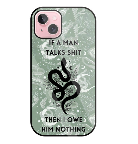 Talk Shit Glass Case For Apple iPhone 15 Plus
