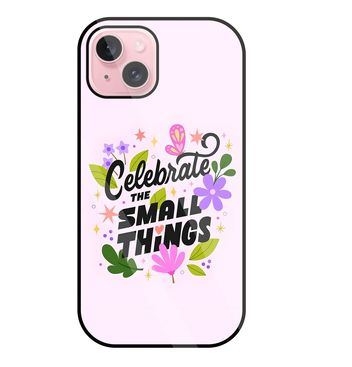 The Small Things Glass Case For Apple iPhone 15 Plus