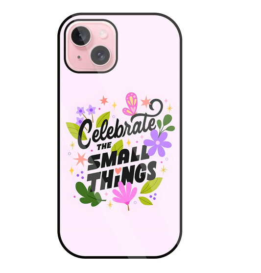 The Small Things Glass Case For Apple iPhone 15 Plus