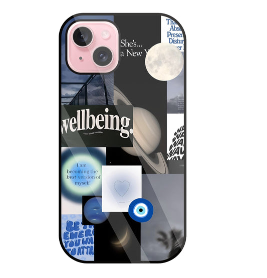 WellBeing Glass Case For Apple iPhone 15 Plus