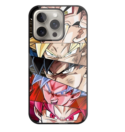 All Super Saiyan Glass Case For Apple iPhone 15 Pro