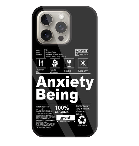 Anxiety Being Glass Case For Apple iPhone 15 Pro