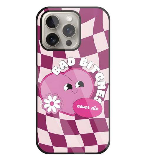 Bad Bitches Glass Case For Apple iPhone 15 Pro