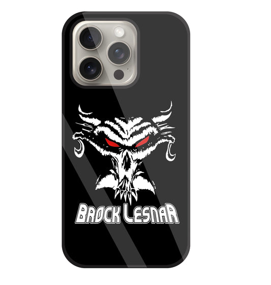 Brock Lesnar WWE Glass Case For Apple iPhone 15 Pro