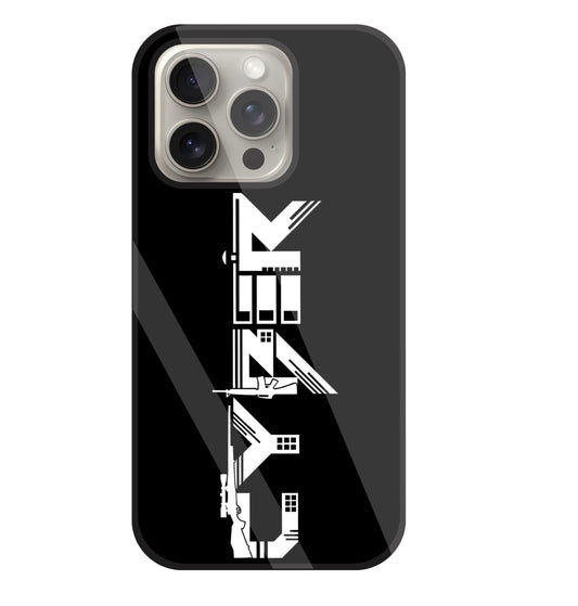 Cyber Gun Glass Case For Apple iPhone 15 Pro