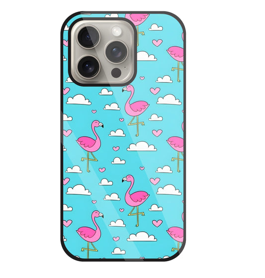 Flymingo Glass Case For Apple iPhone 15 Pro
