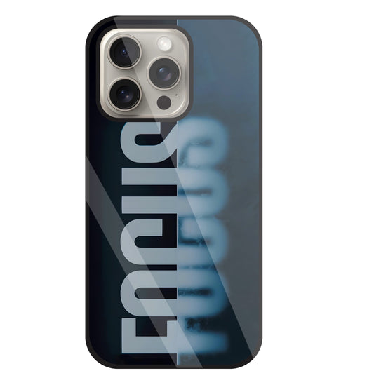 Focus Mirror Glass Case For Apple iPhone 15 Pro