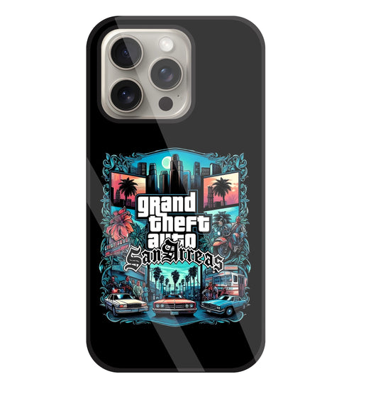 GTA Sanareas Glass Case For Apple iPhone 15 Pro