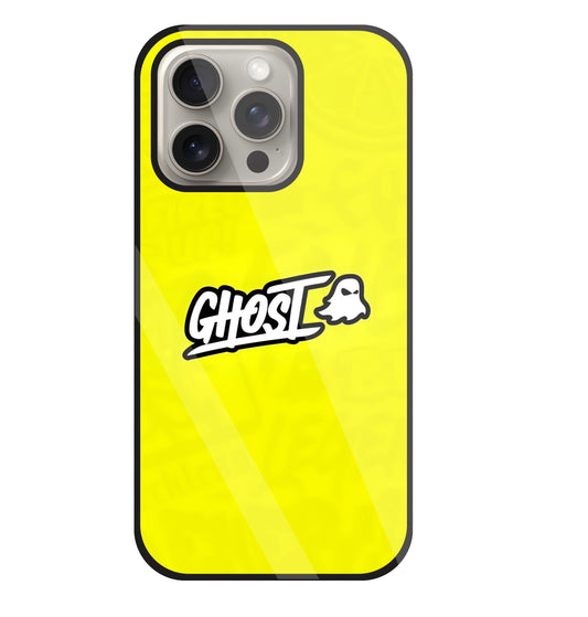 Ghost Lemon Glass Case For Apple iPhone 15 Pro
