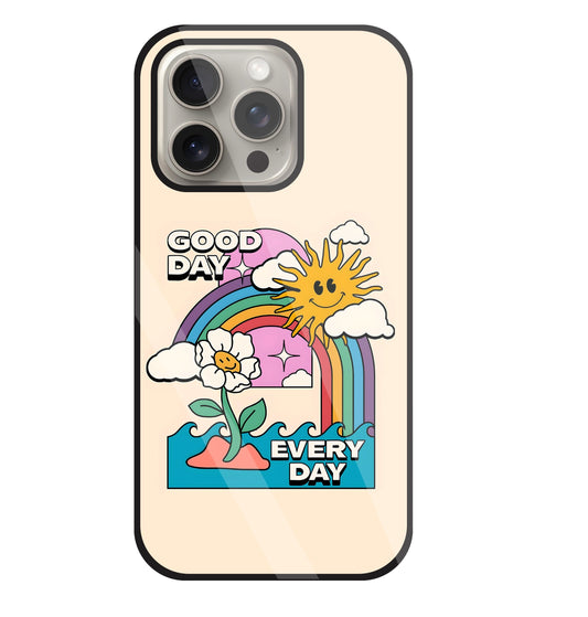 Good Day Every Day Glass Case For Apple iPhone 15 Pro