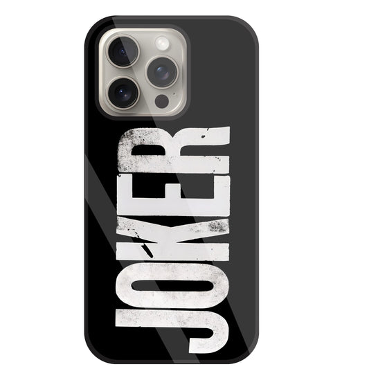 Joker Glass Case For Apple iPhone 15 Pro