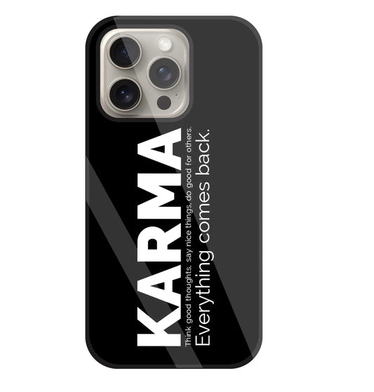 Karma Glass Case For Apple iPhone 15 Pro