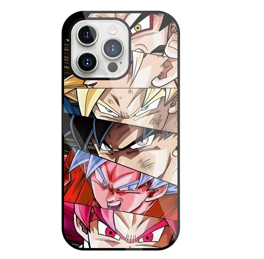 All Super Saiyan Glass Case For Apple iPhone 15 Pro Max