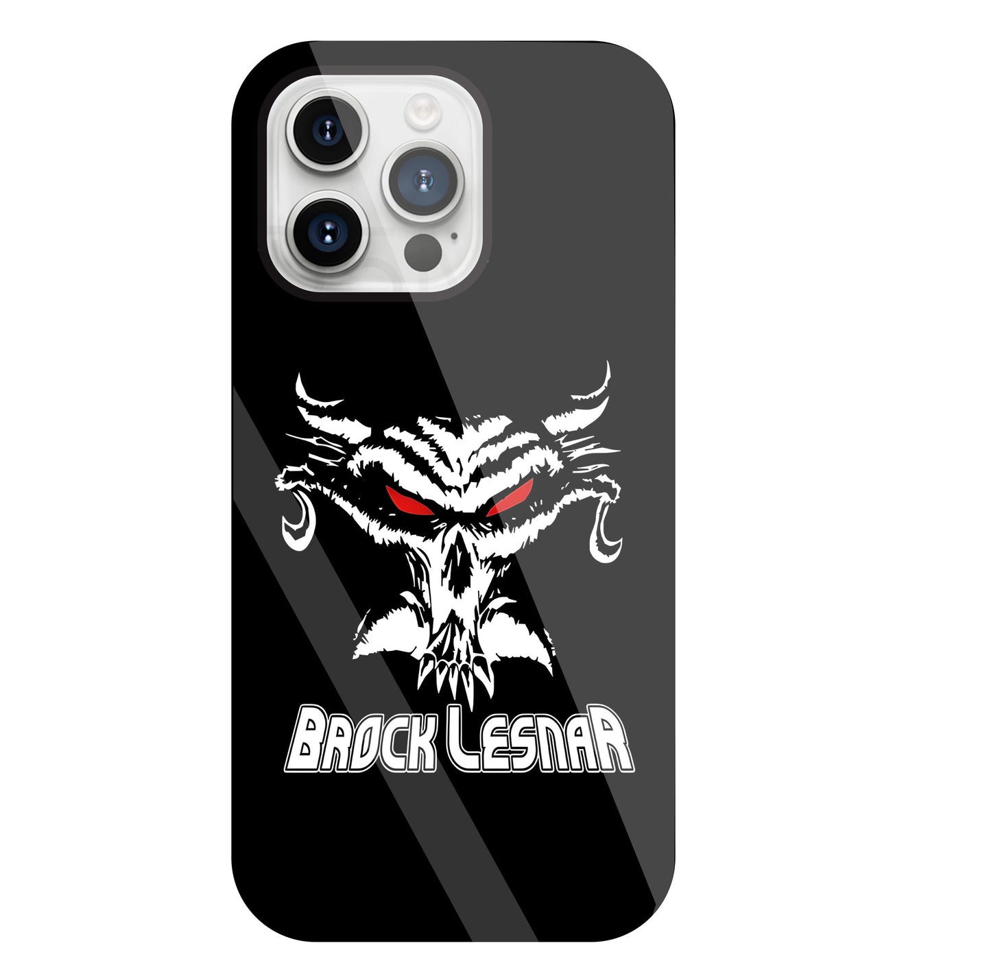 Brock Lesnar WWE Glass Case For Apple iPhone 15 Pro Max