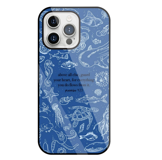 For Everything Glass Case For Apple iPhone 15 Pro Max