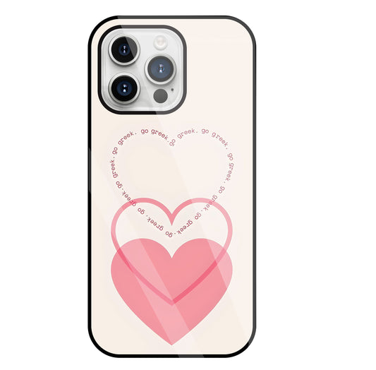 Heart Glass Case For Apple iPhone 15 Pro Max