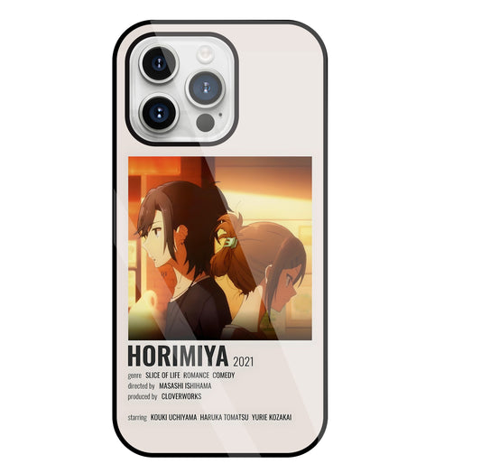 Horimiya Glass Case For Apple iPhone 15 Pro Max