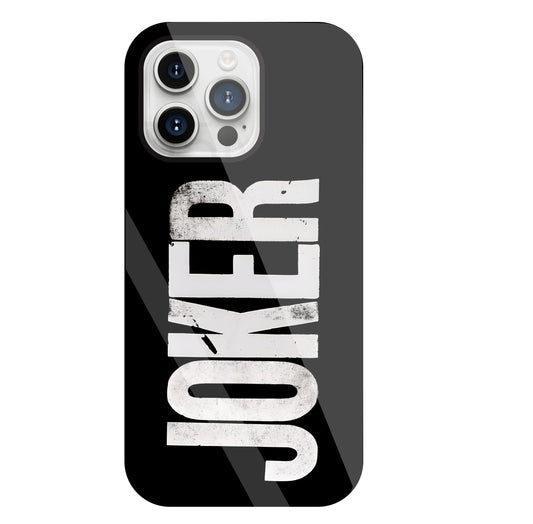 Joker Glass Case For Apple iPhone 15 Pro Max