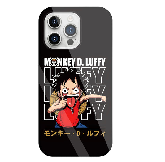 Monkey D Glass Case For Apple iPhone 15 Pro Max