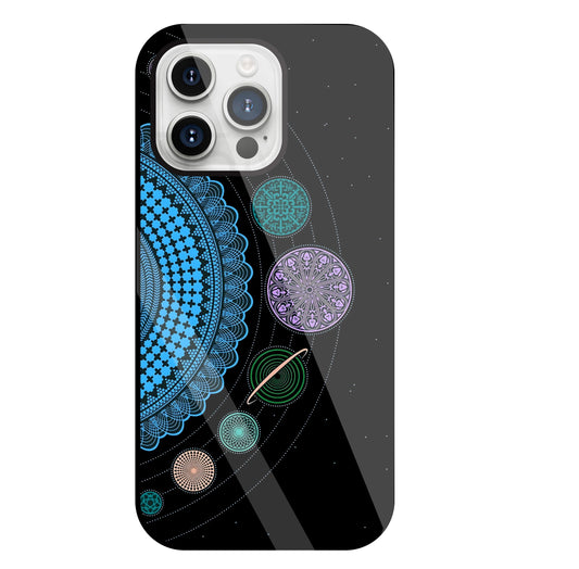 Multiuniverse Planet Glass Case For Apple iPhone 15 Pro Max