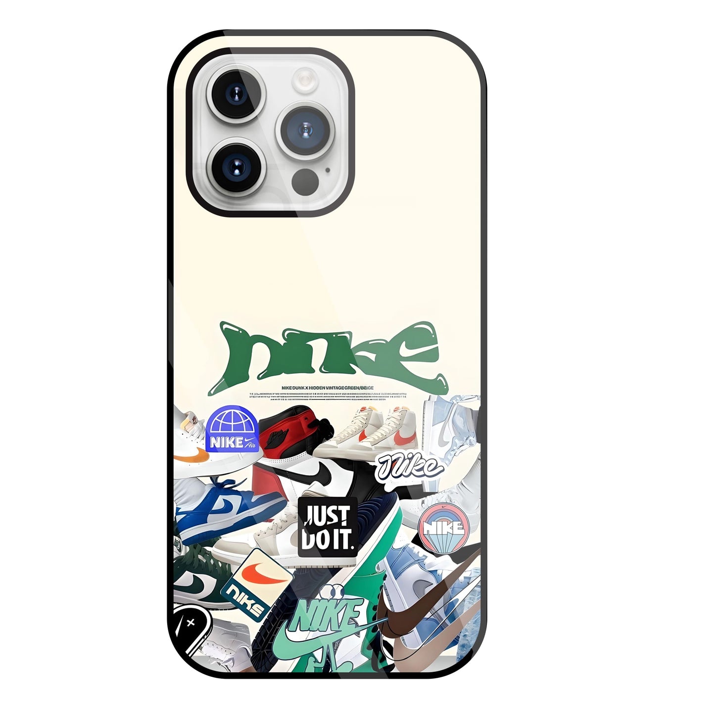 Nike Shoes Glass Case For Apple iPhone 15 Pro Max