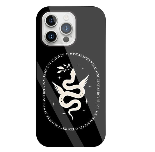 Snakestress Glass Case For Apple iPhone 15 Pro Max