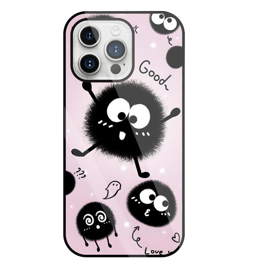 Soot Spirit Glass Case For Apple iPhone 15 Pro Max