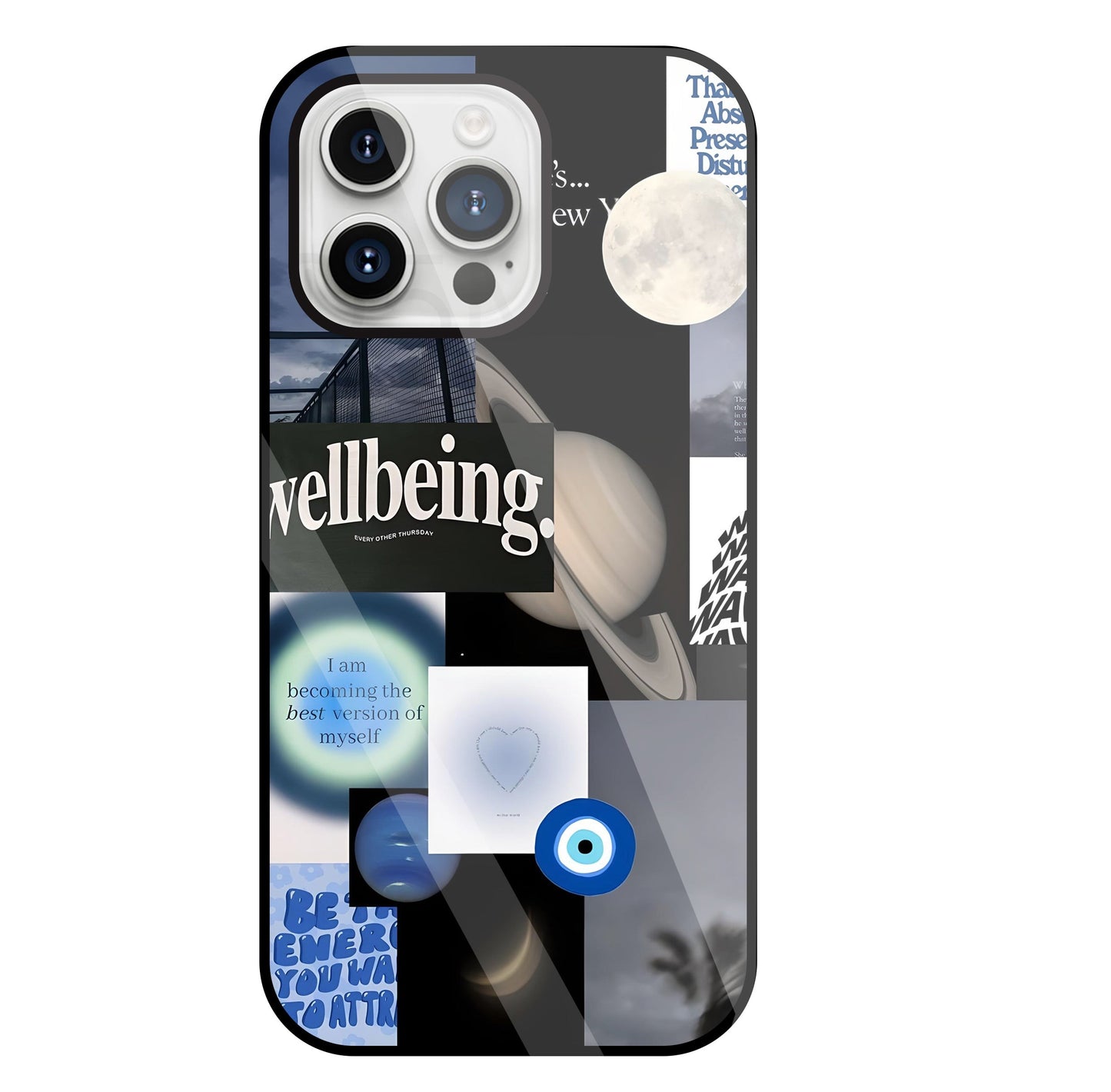 WellBeing Glass Case For Apple iPhone 15 Pro Max