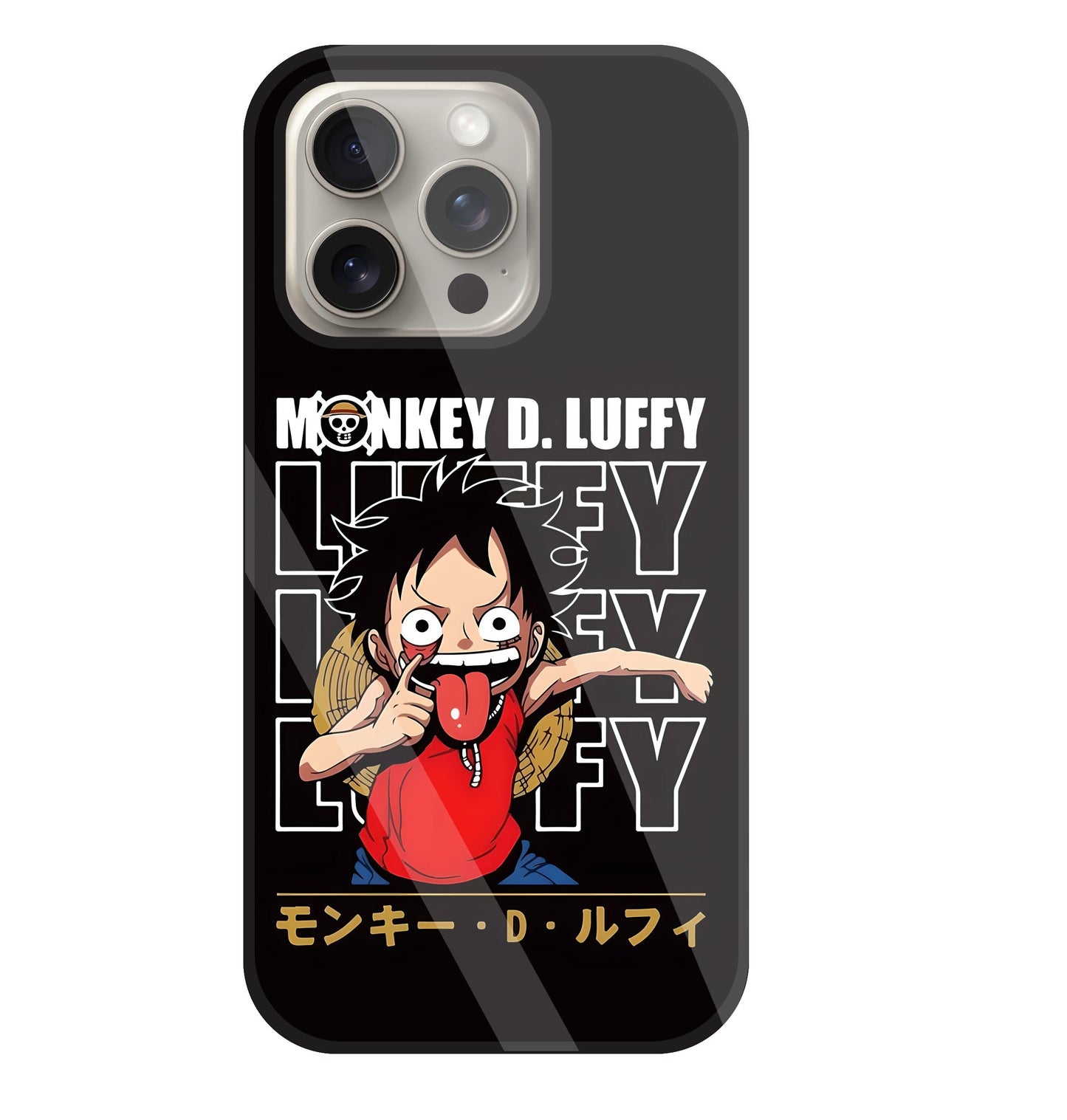 Monkey D Glass Case For Apple iPhone 15 Pro