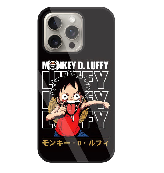 Monkey D Glass Case For Apple iPhone 15 Pro