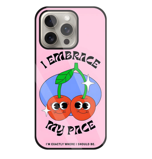 My Pace Glass Case For Apple iPhone 15 Pro
