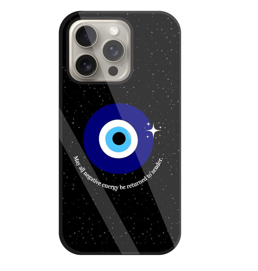 Negative Energy Return Glass Case For Apple iPhone 15 Pro