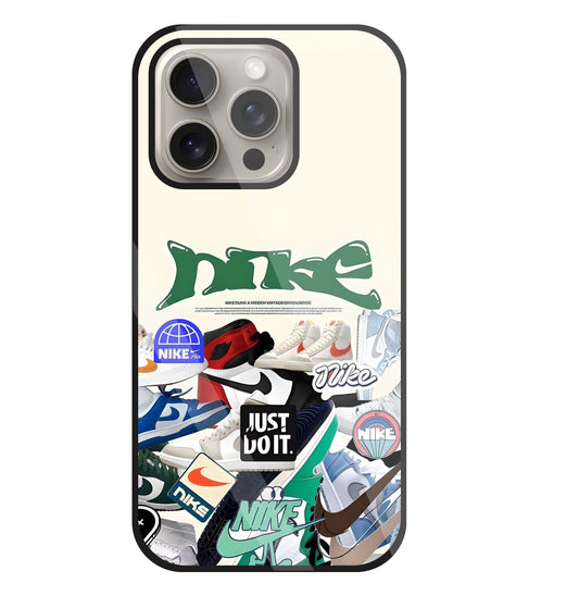 Nike Shoes Glass Case For Apple iPhone 15 Pro