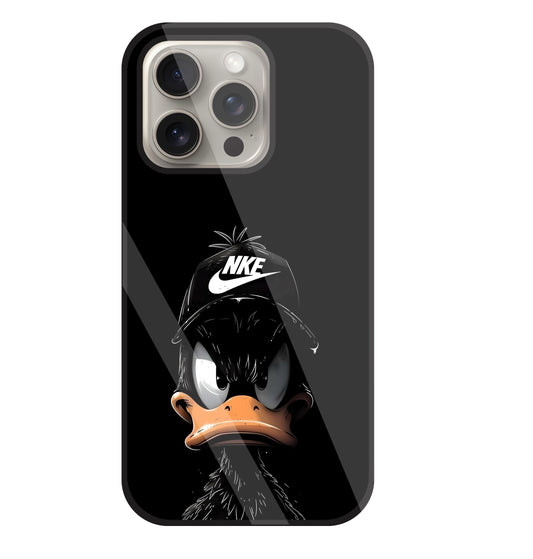 Nike Toon Duck Glass Case For Apple iPhone 15 Pro