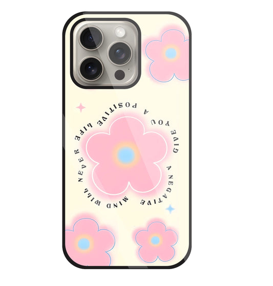 Positive Life Glass Case For Apple iPhone 15 Pro
