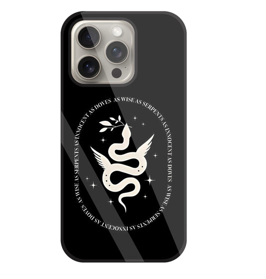 Snakestress Glass Case For Apple iPhone 15 Pro